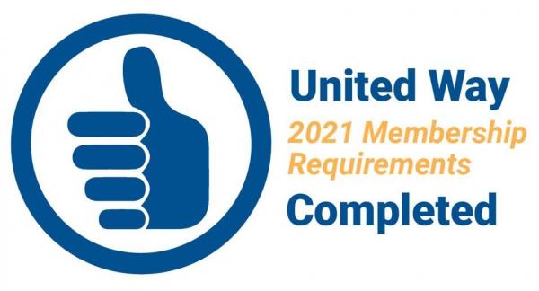 2021 United Way Membership Requirements Completed